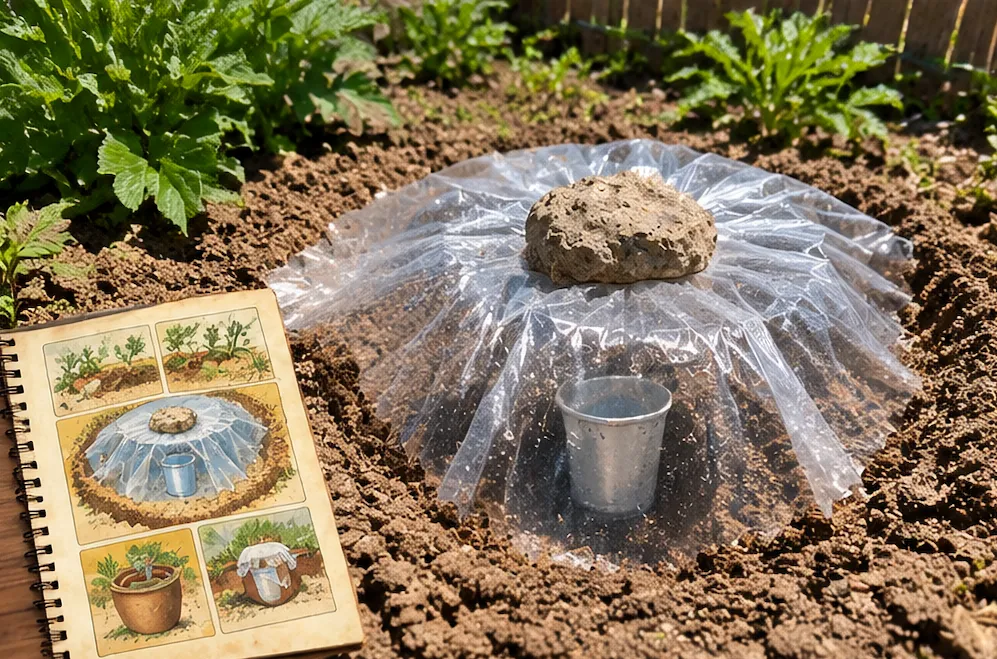 Kako dobiti vodu iz zraka pomoću plastične folije