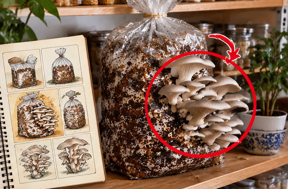 Gljive kod kuće iz kave koju bacaš